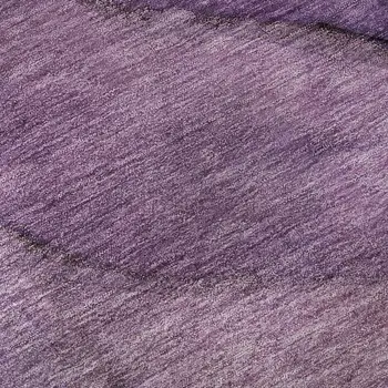 3' X 5' Purple And Ivory Abstract Washable Area Rug With UV Protection