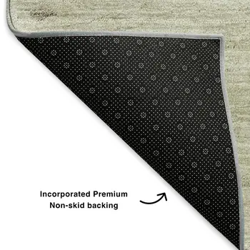 9' X 12' Taupe And Beige Abstract Washable Area Rug With UV Protection
