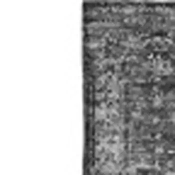 10' X 14' Charcoal And Silver Floral Washable Area Rug With UV Protection
