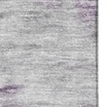 3' X 5' Purple Gold And Ivory Abstract Washable Area Rug With UV Protection