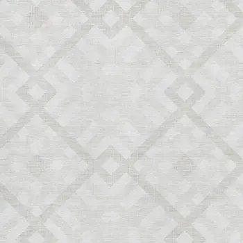 10' X 14' Ivory And Beige Geometric Washable Area Rug With UV Protection