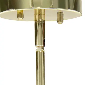 Gold Cylinder Iron Ceiling Light With Clear Shades