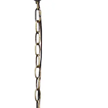 Antiqued Brass Sphere Iron Ceiling Light With Clear Shades