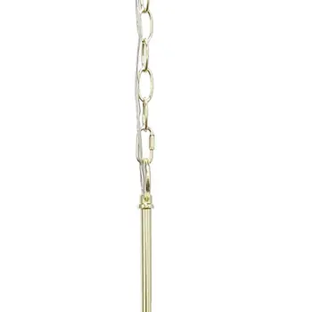 Gold Sphere Iron Ceiling Light With Clear Shades