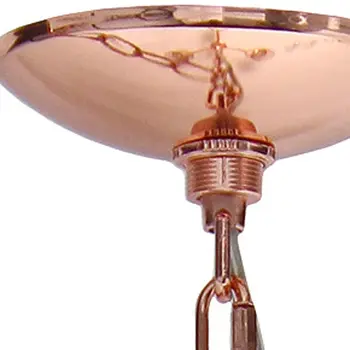 Rose Gold Chandelier Iron Ceiling Light With Clear Shades