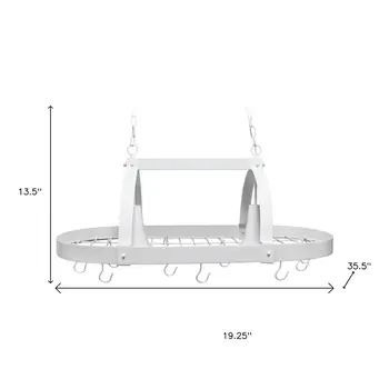 White Kitchen Island Metal Ceiling Light