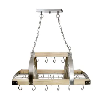 Brown Kitchen Island Metal Ceiling Light