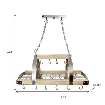 Brown Kitchen Island Metal Ceiling Light
