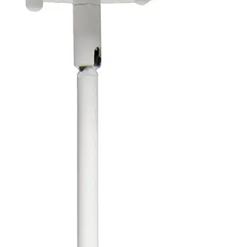 White Cylinder Iron Ceiling Light With Clear Shades
