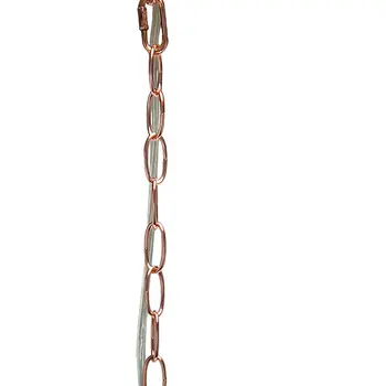 Rose Gold Caged Iron Ceiling Light With Rose Gold Shades