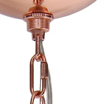 Rose Gold Chandelier Iron Ceiling Light With Clear Shades