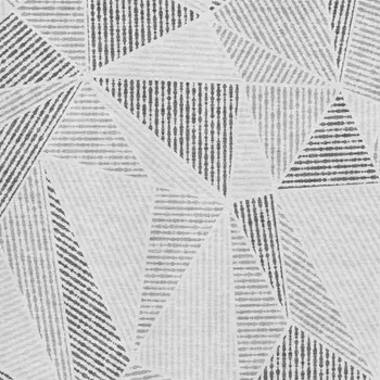 9' X 12' Gray And Silver Geometric Washable Area Rug With UV Protection