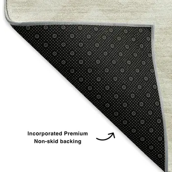 3' X 5' Ivory And Beige Geometric Washable Area Rug With UV Protection