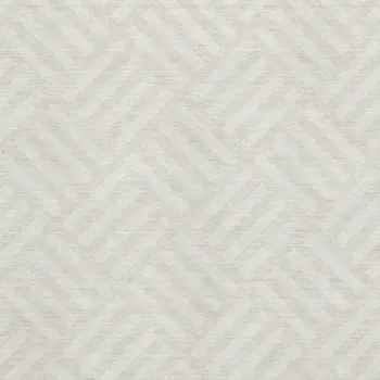 10' X 14' Ivory And Beige Geometric Washable Area Rug With UV Protection