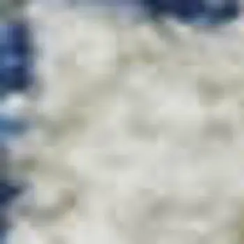 8' X 10' Blue And Ivory Geometric Washable Area Rug With UV Protection
