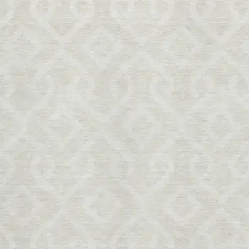 10' X 14' Ivory And Beige Geometric Washable Area Rug With UV Protection