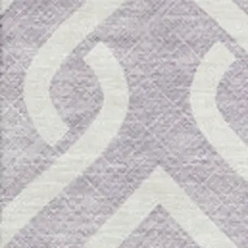 10' X 14' Lavender And Ivory Geometric Washable Area Rug With UV Protection