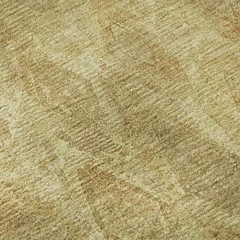 5' X 8' Gold And Beige Diamond Washable Area Rug With UV Protection