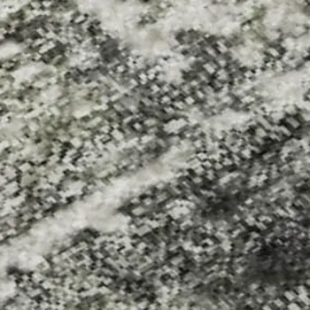 8' X 10' Charcoal Ivory And Gold Abstract Washable Area Rug With UV Protection