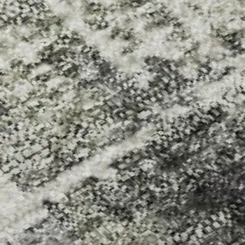 10' X 14' Charcoal Ivory And Gold Abstract Washable Area Rug With UV Protection