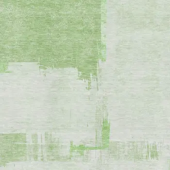 8' X 10' Green And Ivory Abstract Washable Area Rug With UV Protection
