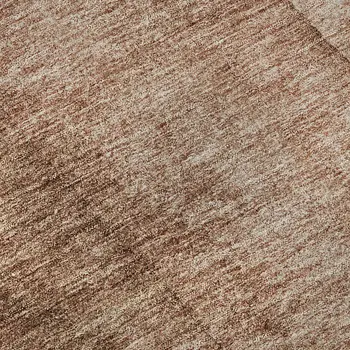 3' X 5' Brown And Beige Ombre Washable Area Rug With UV Protection