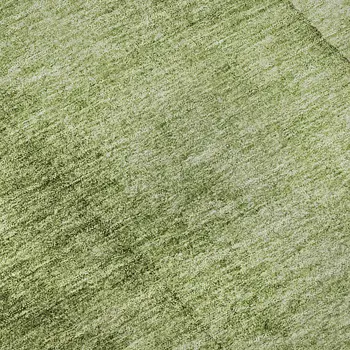 5' X 8' Olive Green And Ivory Ombre Washable Area Rug With UV Protection