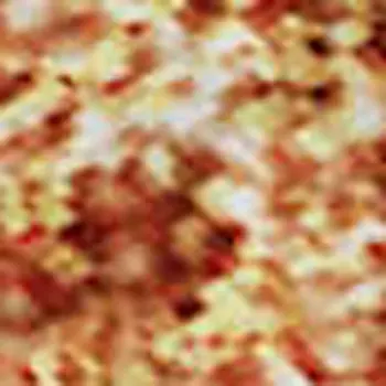 3' X 5' Chili Red And Ivory Ombre Washable Area Rug With UV Protection