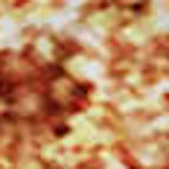8' X 10' Chili Red And Ivory Ombre Washable Area Rug With UV Protection