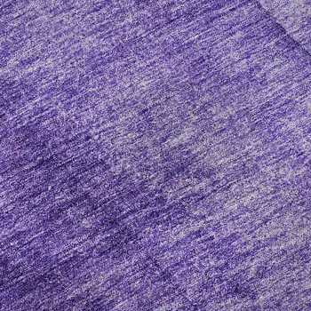 5' X 8' Purple And Ivory Ombre Washable Area Rug With UV Protection