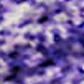 10' X 14' Purple And Ivory Ombre Washable Area Rug With UV Protection