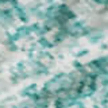 5' X 8' Teal And Ivory Abstract Washable Area Rug With UV Protection