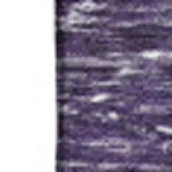 3' X 5' Purple And Ivory Patchwork Washable Area Rug With UV Protection