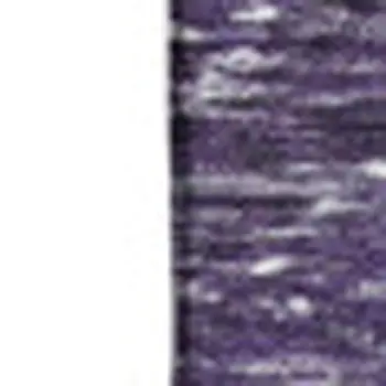 9' X 12' Purple And Ivory Patchwork Washable Area Rug With UV Protection