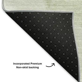 5' X 8' Artichoke Green And Ivory Geometric Washable Area Rug With UV Protection