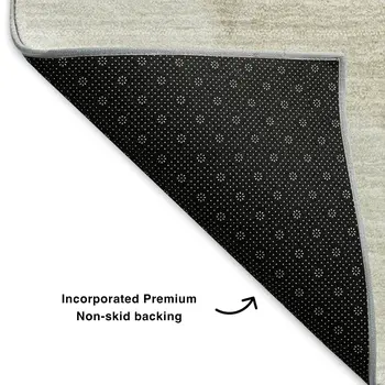 3' X 5' Beige And Ivory Geometric Washable Area Rug With UV Protection