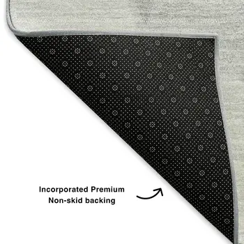 8' X 10' Gray And Silver Geometric Washable Area Rug With UV Protection