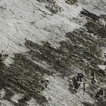 10' X 14' Taupe Ivory And Charcoal Abstract Washable Area Rug With UV Protection