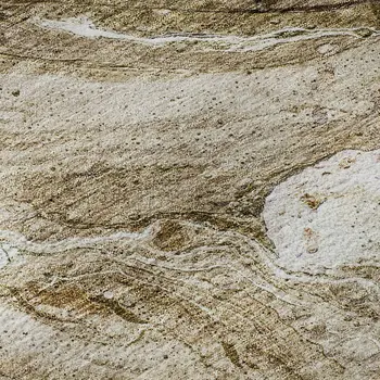 3' X 5' Brown And Ivory Abstract Washable Area Rug With UV Protection
