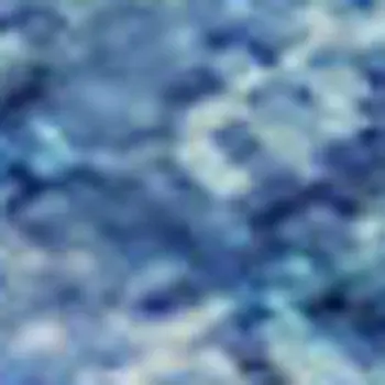 5' X 8' Blue Purple And Ivory Abstract Washable Area Rug With UV Protection