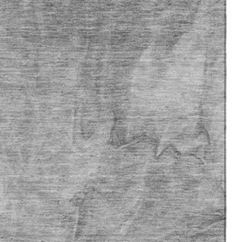 9' X 12' Gray And Ivory Abstract Washable Area Rug With UV Protection