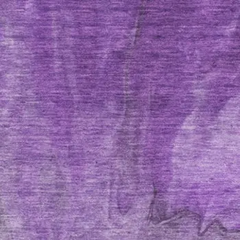 9' X 12' Purple Ivory And Gray Abstract Washable Area Rug With UV Protection