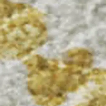 8' X 10' Gold And Ivory Abstract Washable Area Rug With UV Protection