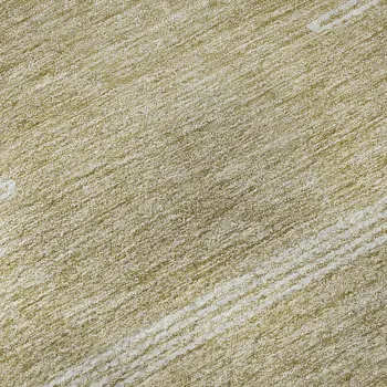 10' X 14' Beige And Ivory Abstract Washable Area Rug With UV Protection