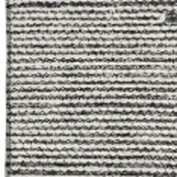 5' X 8' Charcoal And Ivory Abstract Washable Area Rug With UV Protection