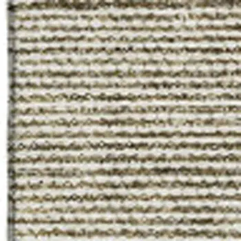 5' X 8' Coffee And Ivory Abstract Washable Area Rug With UV Protection