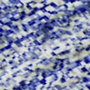 10' X 14' Denim Blue And Ivory Abstract Washable Area Rug With UV Protection