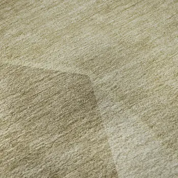 3' X 5' Beige And Ivory Geometric Washable Area Rug With UV Protection