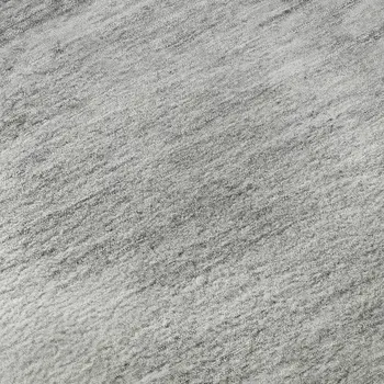 8' X 10' Gray And Ivory Woodland Lodge Washable Area Rug With UV Protection