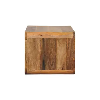 22" Oak Solid Wood One Drawer Floating Nightstand